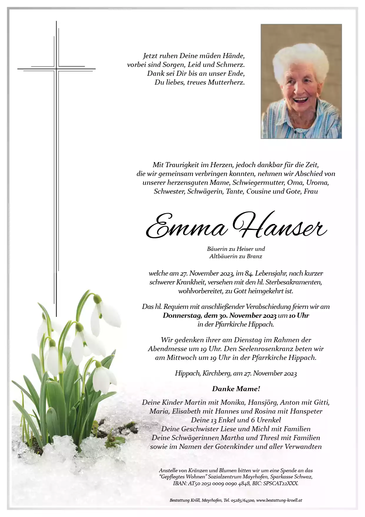 Parte von Emma Hanser